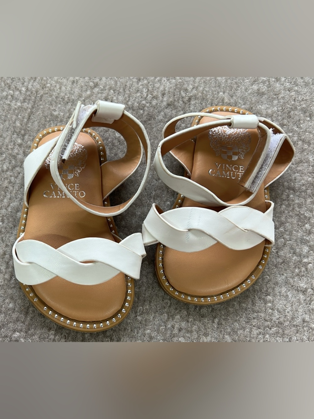 Vince Camuto Toddler Girls Braided Strap Sandals size 3